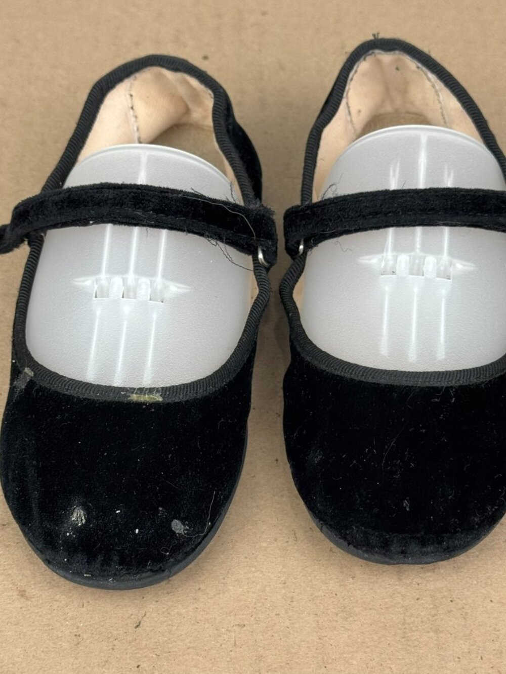 Childrenchic Black Velvet Mary Jane Shoes Girls EU 29 US 11.5 Spain